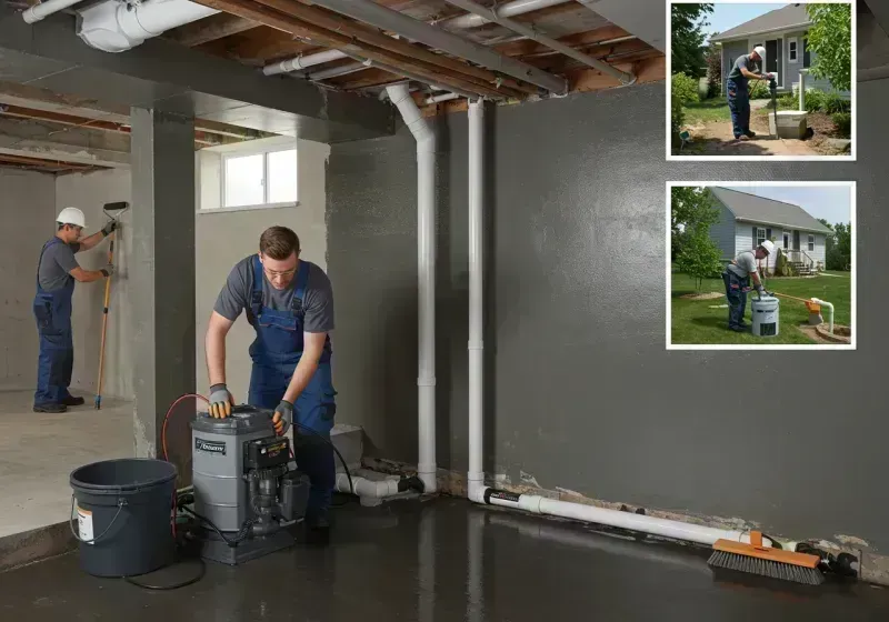 Basement Waterproofing and Flood Prevention process in Clever, MO